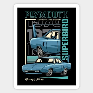 Plymouth Superbird Classic Car Magnet